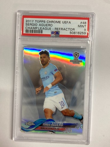 Sergio Agüero 2017 Topps Chrome Refractor