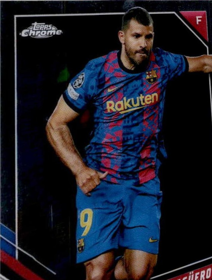Sergio Agüero 2021 Topps Chrome UCC 39