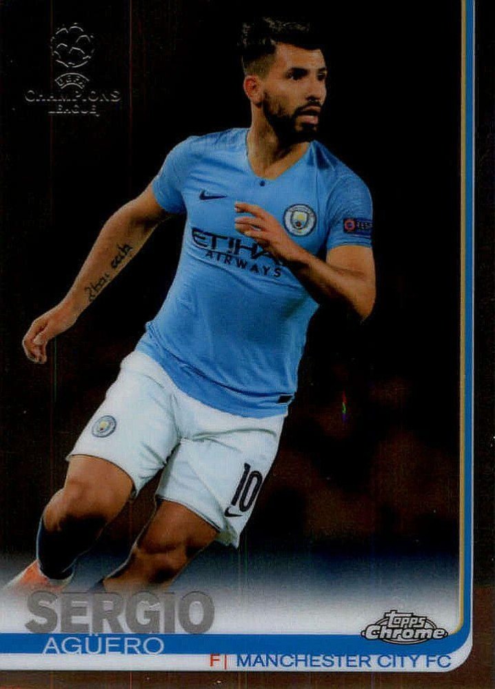 Sergio Agüero 2018 Topps Chrome UCC 79