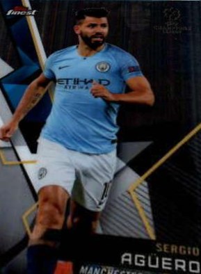 Sergio Agüero 2018 Topps Finest UEFA 32