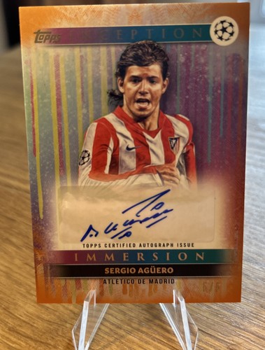 Sergio Agüero 2024 Topps Inception Orange 5/5