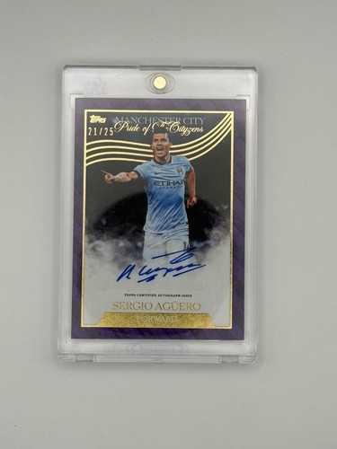 Sergio Agüero 2023 Topps Manchester City Forever /25