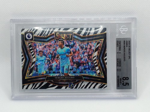 Sergio Agüero 2024 Panini Select Premier League Zebra /250