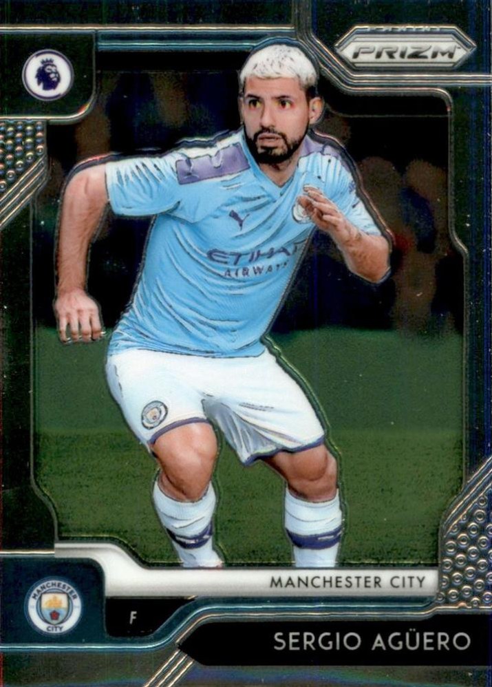 Sergio Aguero 2019 Panini Prizm Premier League 10