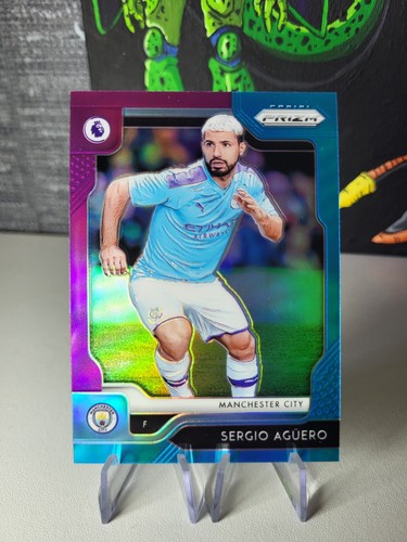 Sergio Aguero 2019 Panini Prizm Purple Blue