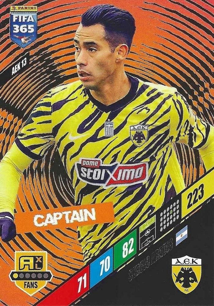 Sergio Araujo 2024 Panini Adrenalyn XL FIFA 365