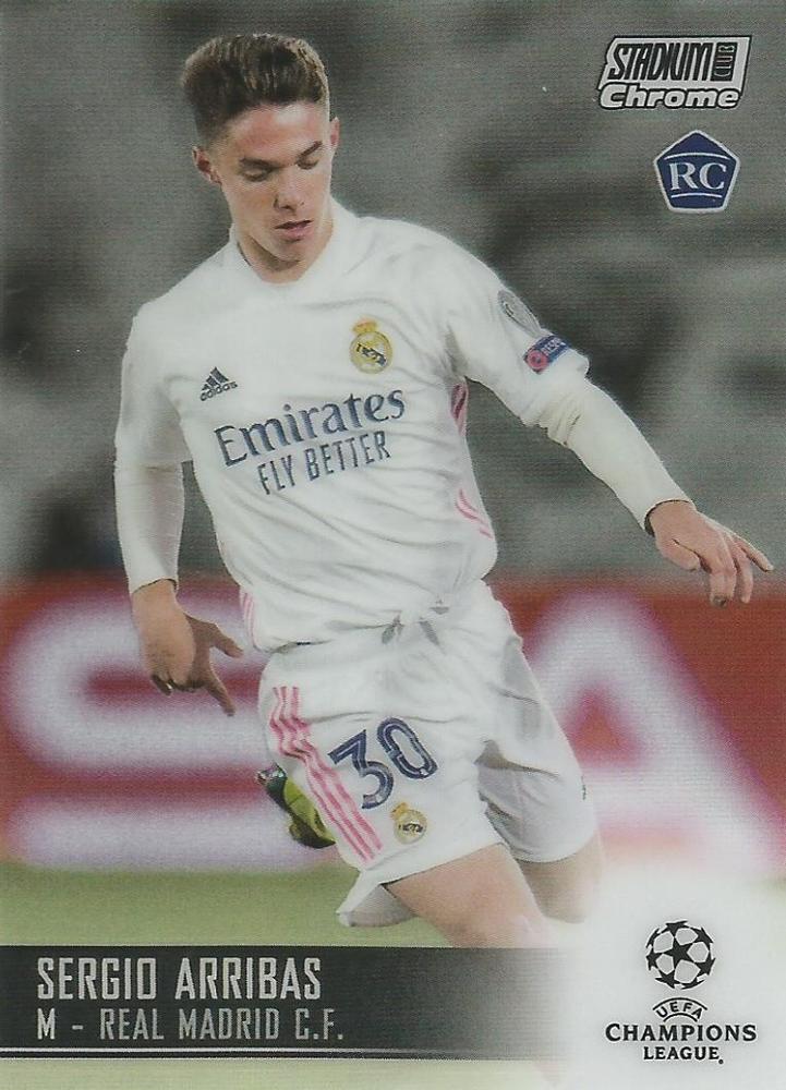 Sergio Arribas 2020 Topps Stadium Club Chrome UEFA 85