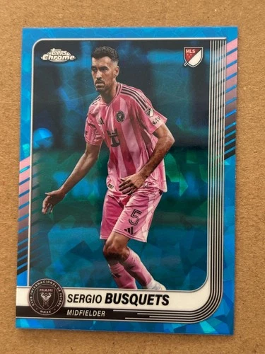 Sergio Busquets 2025 Topps Chrome Sapphire