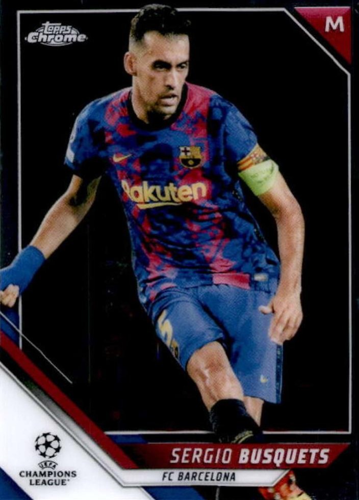 Sergio Busquets 2021 Topps Chrome UCC 42