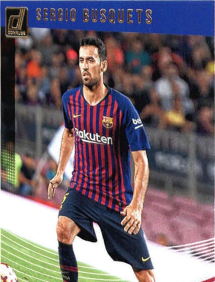 Sergio Busquets 2018 Panini Donruss Soccer 4