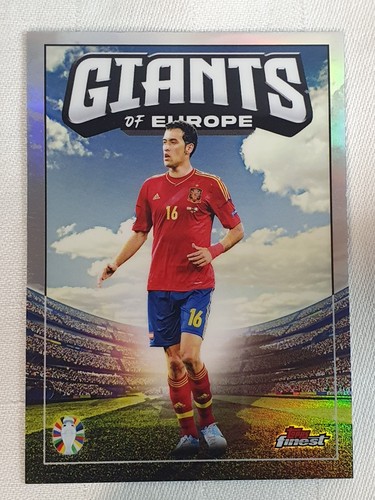 Sergio Busquets 2024 Topps Finest GE-SB