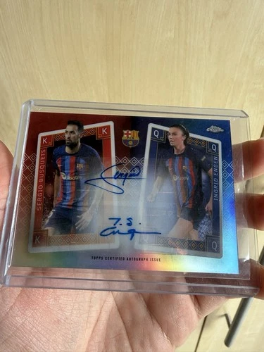 Sergio Busquets / Ingrid Engen 2022 Topps Chrome