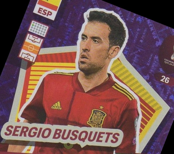 Sergio Busquets 2022 Panini Adrenalyn XL FIFA World Cup