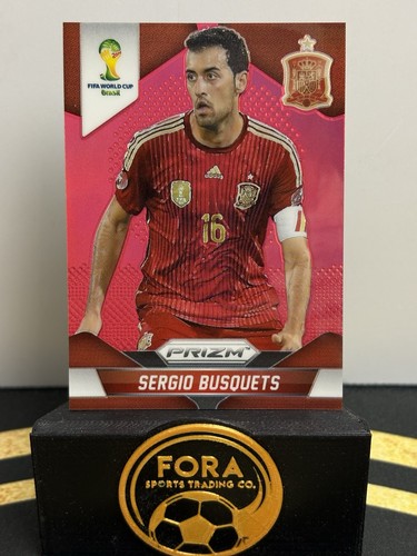 Sergio Busquets 2014 Panini Prizm World Cup Red /149