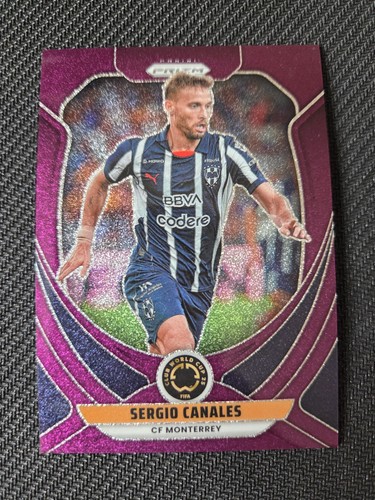 Sergio Canales 2025 Panini Prizm Purple Glitter /25