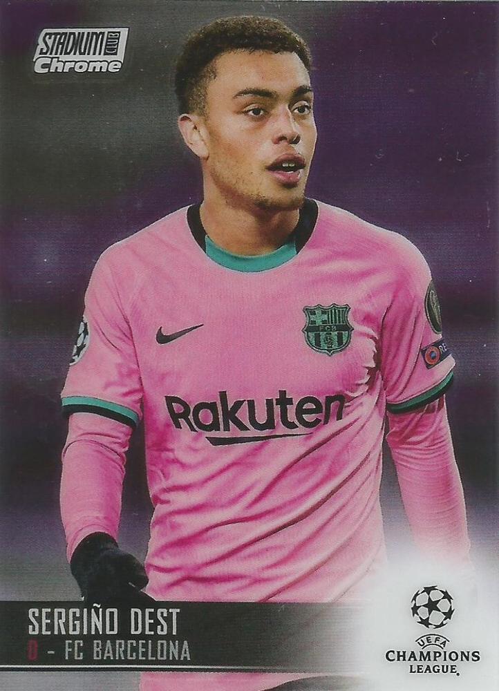 Sergiño Dest 2020 Topps Stadium Club Chrome UEFA 16