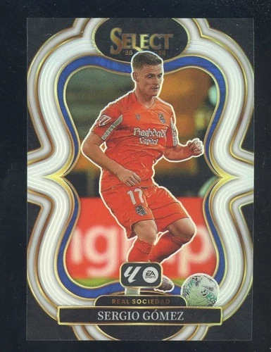 Sergio Gómez 2025 Panini Select Blanco Prizm /20