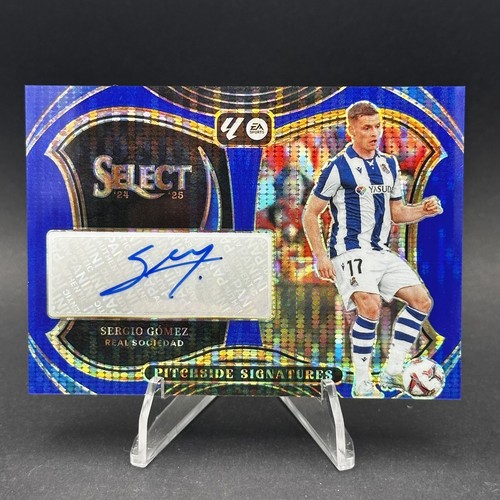 Sergio Gómez 2024 Panini Select Blue Pulsar Prizm