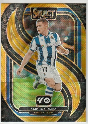 Sergio Gomez 2024 Panini Select Gold Wave Prizm /10