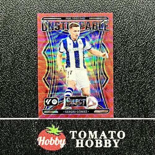 Sergio Gomez 2024 Panini Select Onda Roja Refractor /49