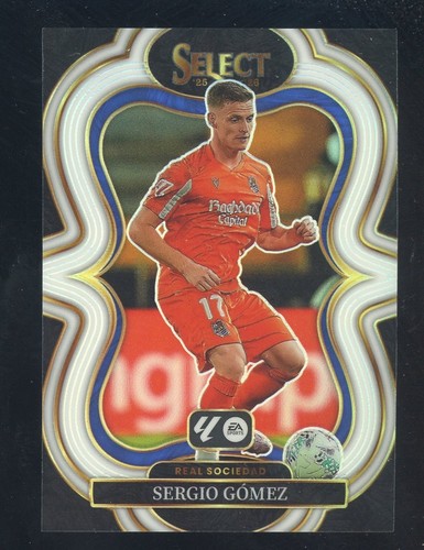 Sergio Gomez 2025 Panini Select White Prizm /20