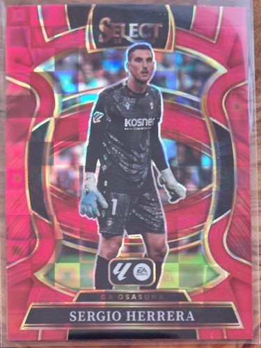 Sergio Herrera 2025 Panini Select Red