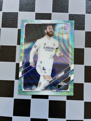 Sergio Ramos 2020 Topps Chrome Aqua /199