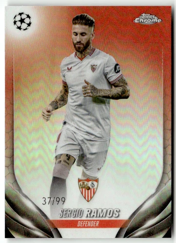 Sergio Ramos 2024 Topps Chrome Color Match /99