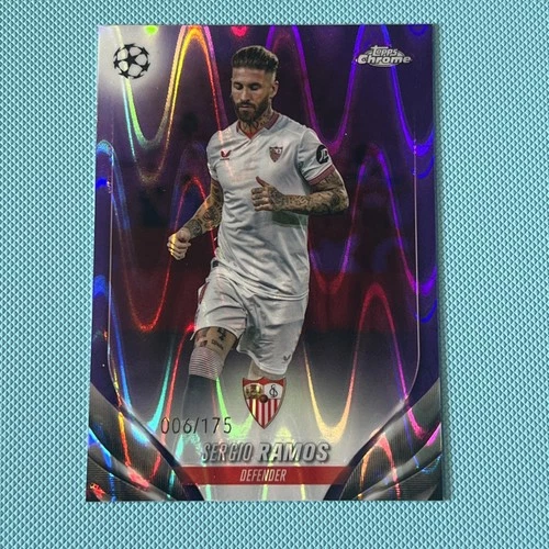 Sergio Ramos 2023 Topps Chrome Purple /175