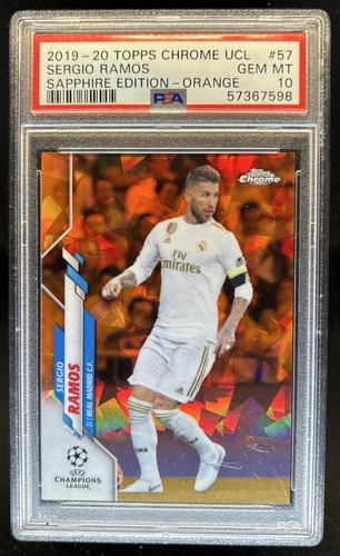 Sergio Ramos 2019 Topps Chrome Sapphire /50