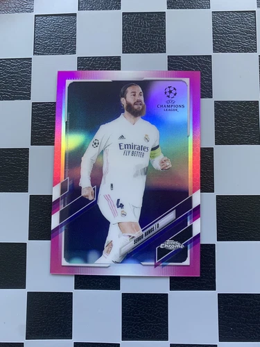 Sergio Ramos 2020 Topps Chrome UCL Pink /175