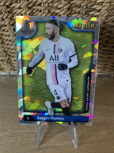 Sergio Ramos 2021 Topps Merlin Chrome Atomic Refractor /250