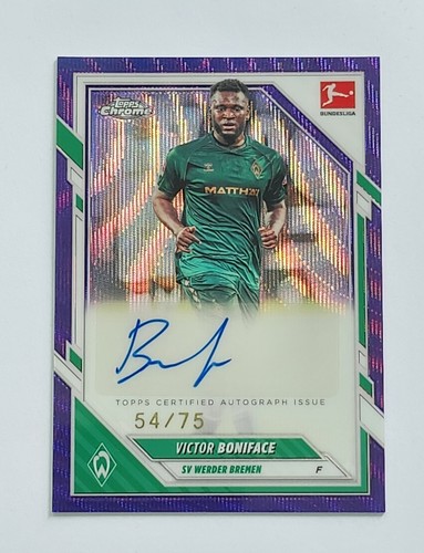 Serhou Boniface 2023 Topps Chrome Bundesliga /75