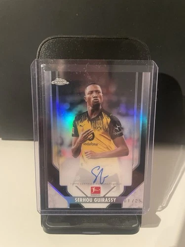 Serhou Guirassy 2026 Topps Bundesliga Chrome /25