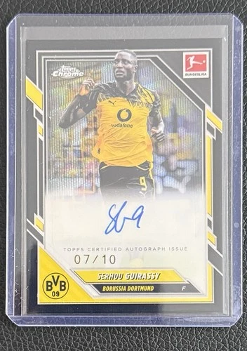 Serhou Guirassy 2025 Topps Bundesliga Chrome 7/10