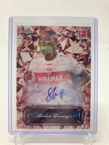 Serhou Guirassy 2023 Topps Bundesliga Chrome Sapphire 1/1