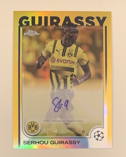 Serhou Guirassy 2024 Topps Chrome /50