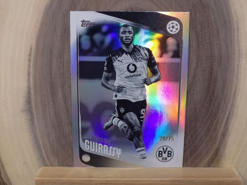 Serhou Guirassy 2025 Topps Chrome Black & White /75