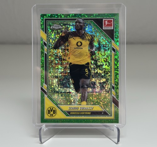 Serhou Guirassy 2025 Topps Chrome Bundesliga Green /99