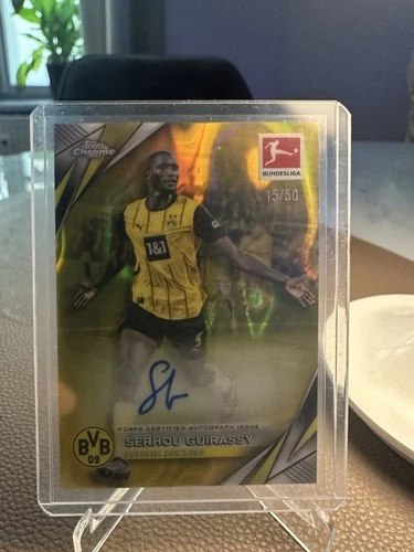 Serhou Guirassy 2024 Topps Chrome Chromate /50