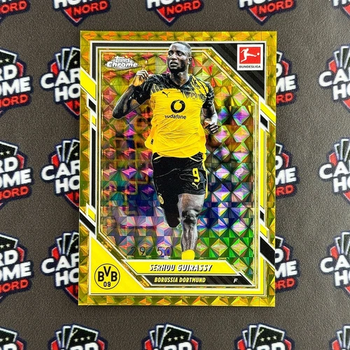 Serhou Guirassy 2025 Topps Chrome Gold /50