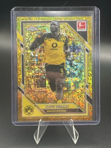 Serhou Guirassy 2025 Topps Chrome Gold Diamond /50