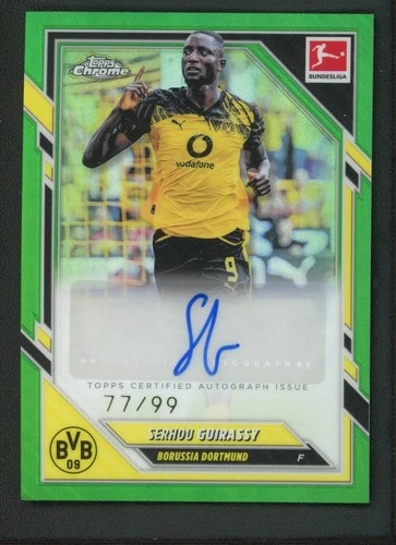 Serhou Guirassy 2026 Topps Chrome Green /99