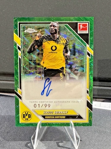 Serhou Guirassy 2025 Topps Chrome Green /99