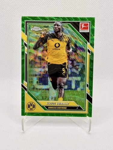 Serhou Guirassy 2025 Topps Chrome Green Wave /99