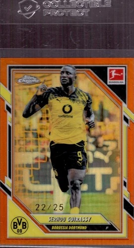 Serhou Guirassy 2025 Topps Chrome Orange /25