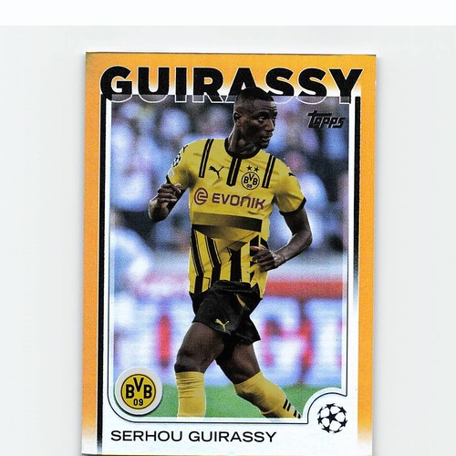 Serhou Guirassy 2024 Topps Chrome Orange /25
