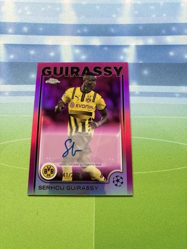 Serhou Guirassy 2024 Topps Chrome Pink /250