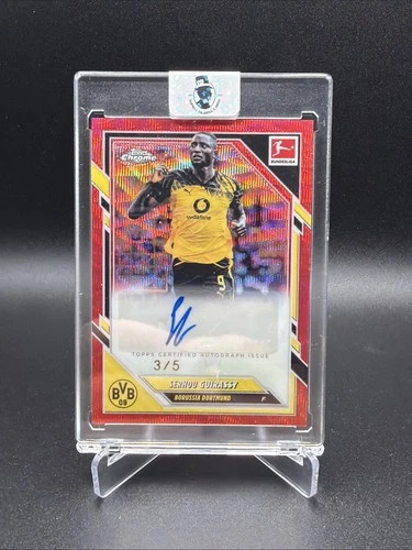 Serhou Guirassy 2025 Topps Chrome Red /5