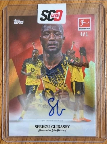 Serhou Guirassy 2024 Topps Chrome Red /5